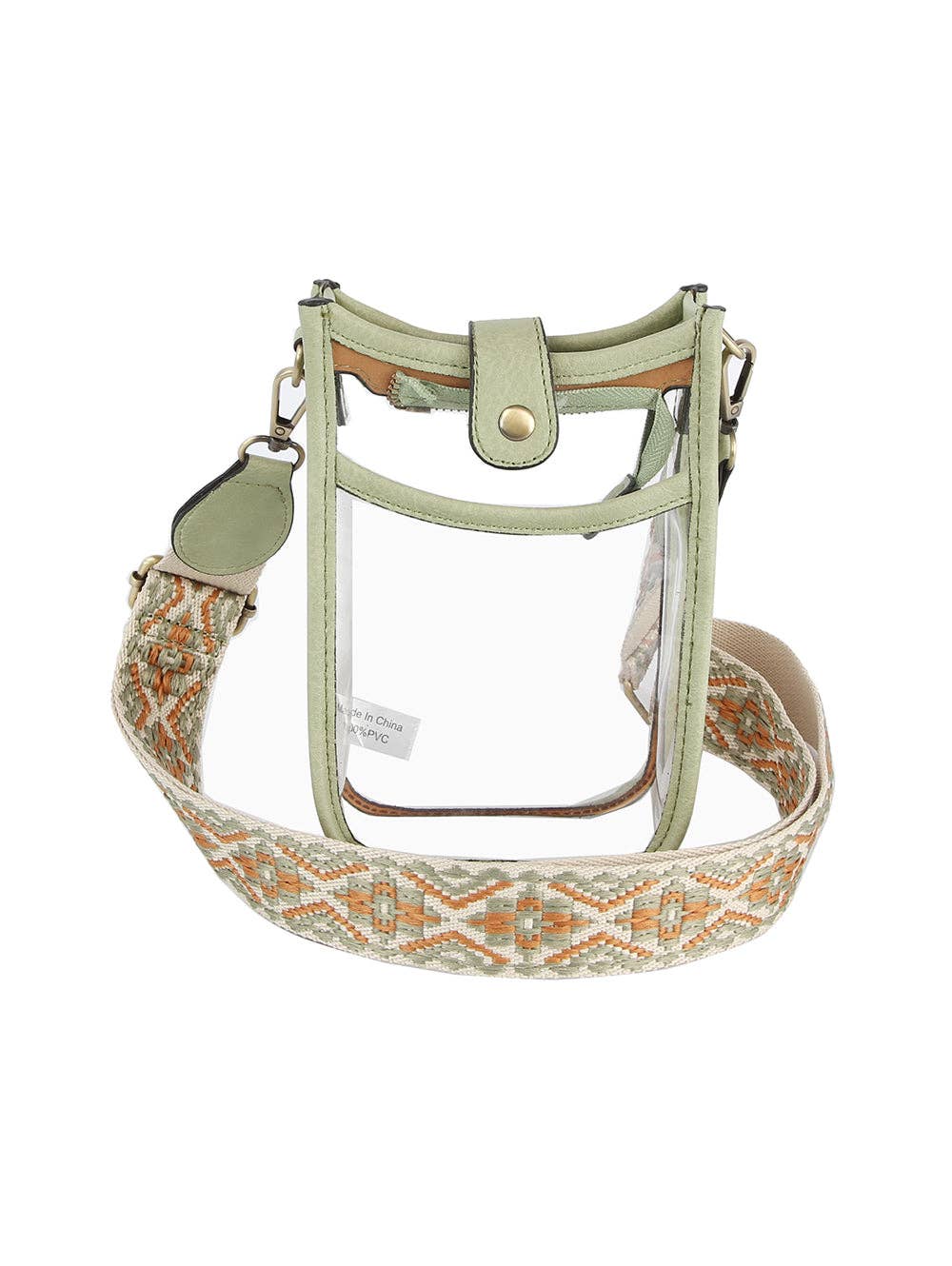 Clear Crossbody Sling - Premium handbag from Handbag Factory Corp - Just $32.95! Shop now at Pat's Monograms