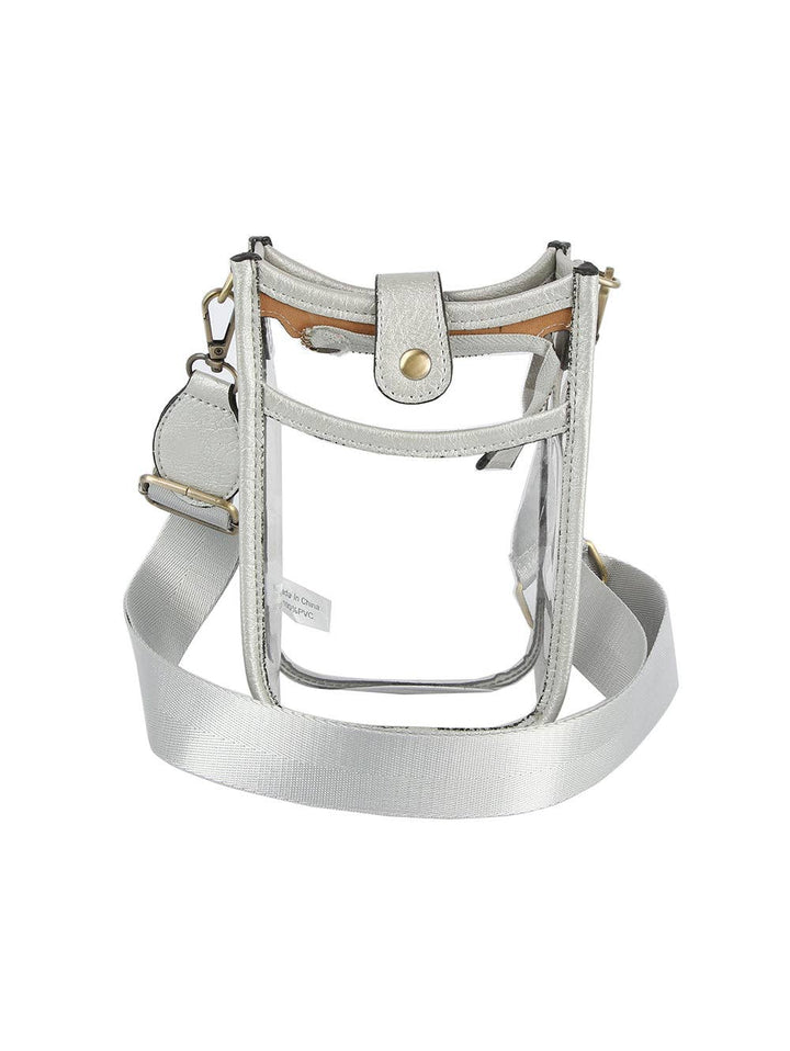 Clear Crossbody Sling - Premium handbag from Handbag Factory Corp - Just $32.95! Shop now at Pat's Monograms