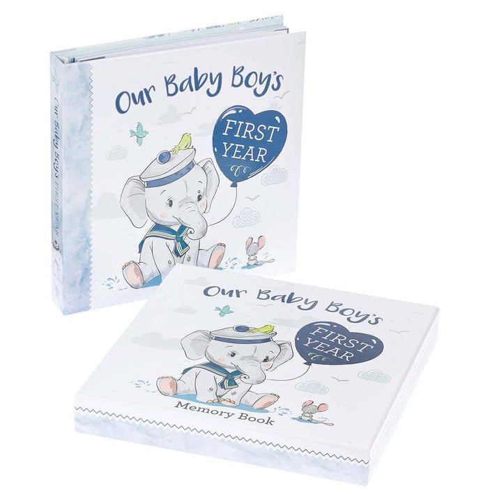 Our Baby Boy's First Year Memory Book - Premium Baby Gift from Christian Art Gifts - Just $27.95! Shop now at Pat's Monograms