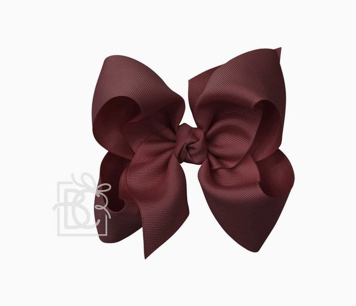 5.5" Monogrammable Hair Bow - Premium Hair Bows from Beyond Creations, LLC - Just $12.95! Shop now at Pat's Monograms