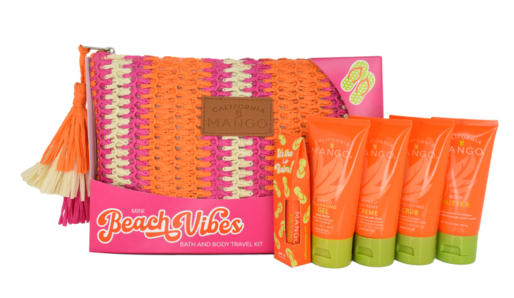 Mini Beach Vibes 5-piece Kit - Premium skin care from California Mango - Just $29.95! Shop now at Pat's Monograms