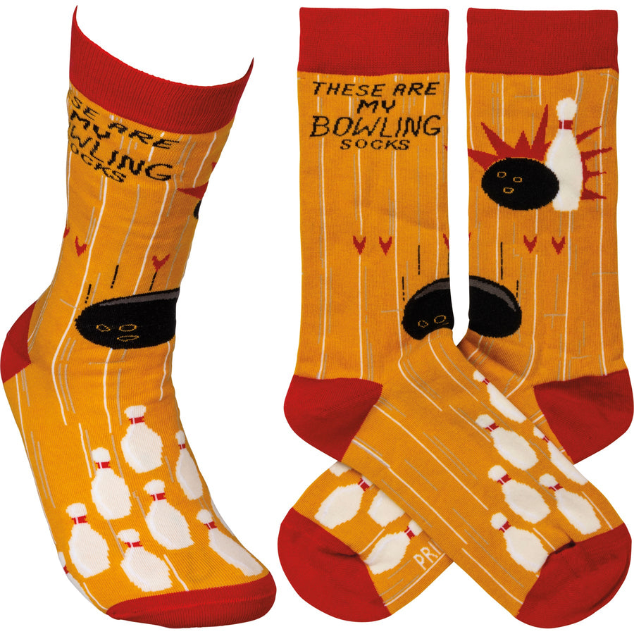 Socks - These Are My Bowling Socks - Premium Socks from Primitives by Kathy - Just $7.95! Shop now at Pat's Monograms