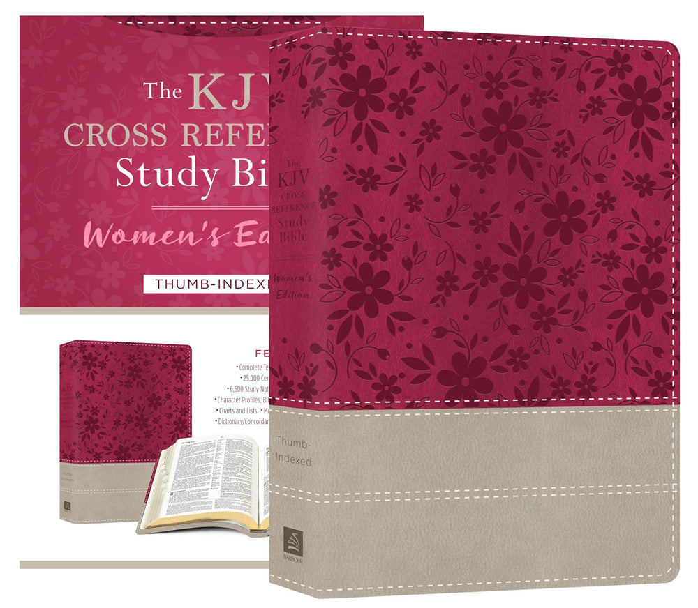 The KJV Cross Reference Study Bible Women's Edition Indexed - Premium Books and Devotionals from Barbour Publishing, Inc. - Just $39.99! Shop now at Pat's Monograms