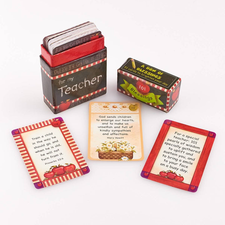 101 Blessings For My Teacher Box of Blessings - Premium Books and Devotionals from Christian Art Gifts - Just $4.99! Shop now at Pat's Monograms