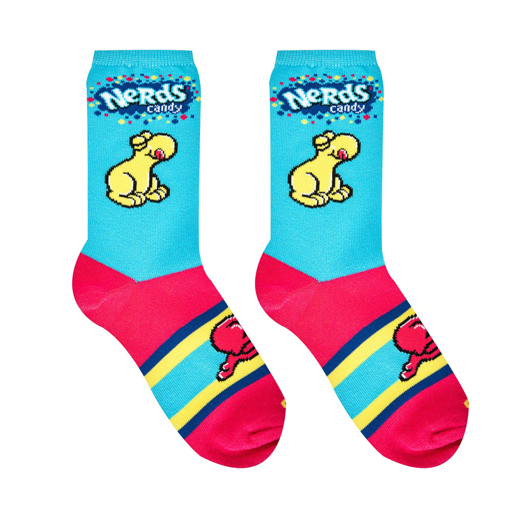 Nerds - Kids 7-10 Crew - Premium Socks from Cool Socks - Just $9.99! Shop now at Pat's Monograms