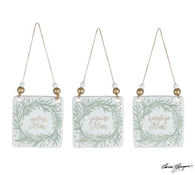 Holiday Impressions Ornament - Premium Ornament from Burton and Burton - Just $14.95! Shop now at Pat's Monograms