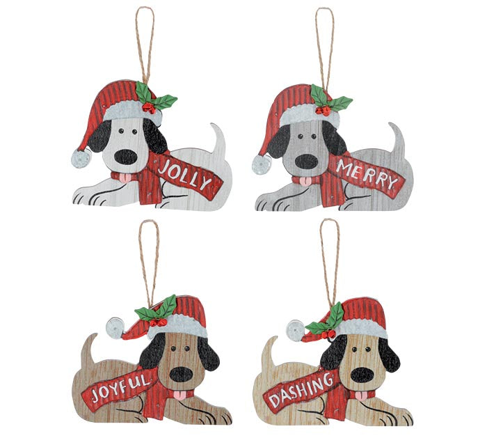Dogs in Hats Ornaments - Premium Ornament from Burton and Burton - Just $9.95! Shop now at Pat's Monograms