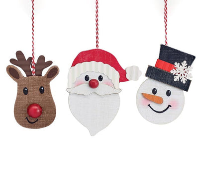 Wooden Character Ornament - Premium Ornament from Burton and Burton - Just $8.45! Shop now at Pat's Monograms
