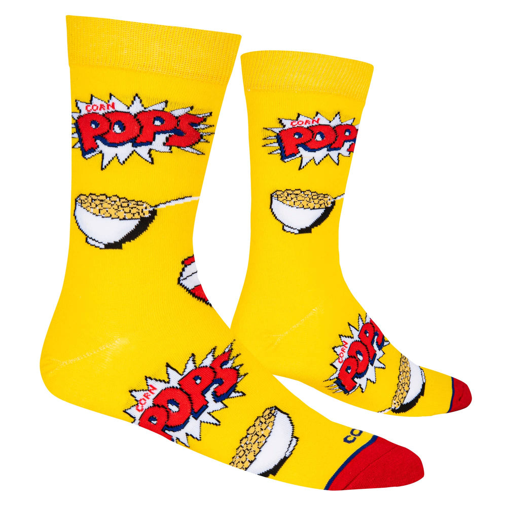 Corn Pops Cereal Bowls - Mens Crew Folded - Premium Socks from Cool Socks - Just $11.95! Shop now at Pat's Monograms