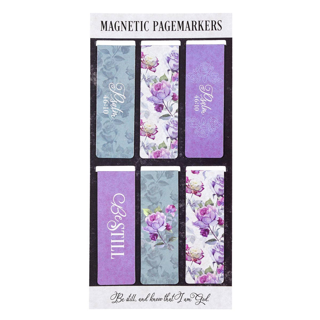 Be Still Magnetic Bookmark Set - Psalm 46:10 - Premium Books and Devotionals from Christian Art Gifts - Just $4.95! Shop now at Pat's Monograms