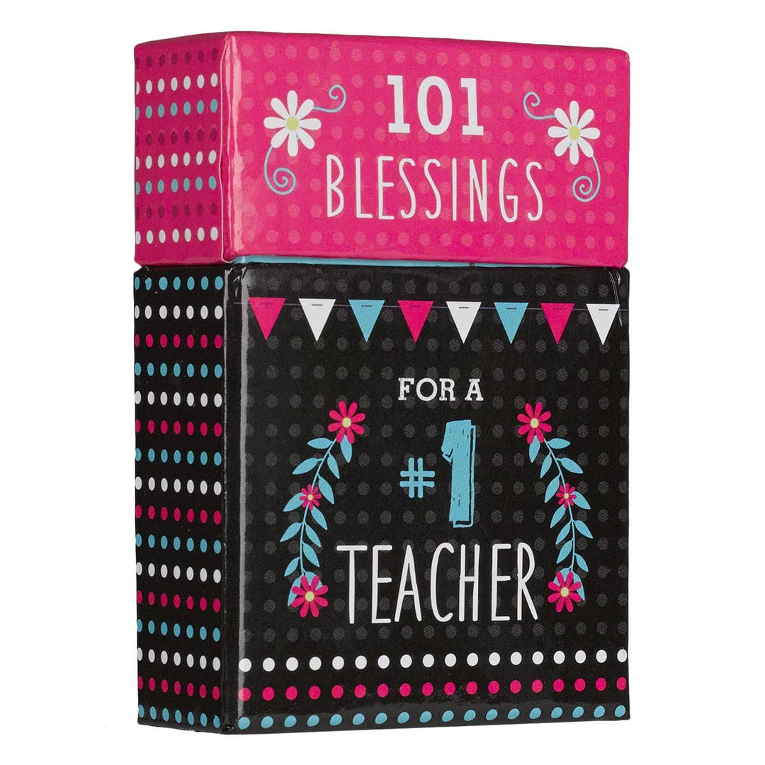 101 Blessings for a #1 Teacher Box of Blessings - Premium Teacher Gift from Christian Art Gifts - Just $4.99! Shop now at Pat's Monograms