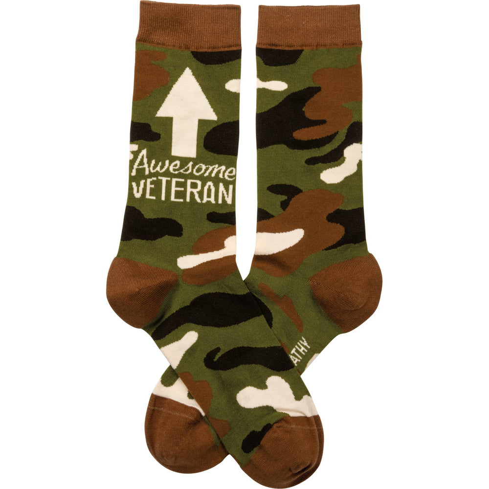 Awesome Veteran Socks - Premium Socks from Primitives by Kathy - Just $10.95! Shop now at Pat's Monograms