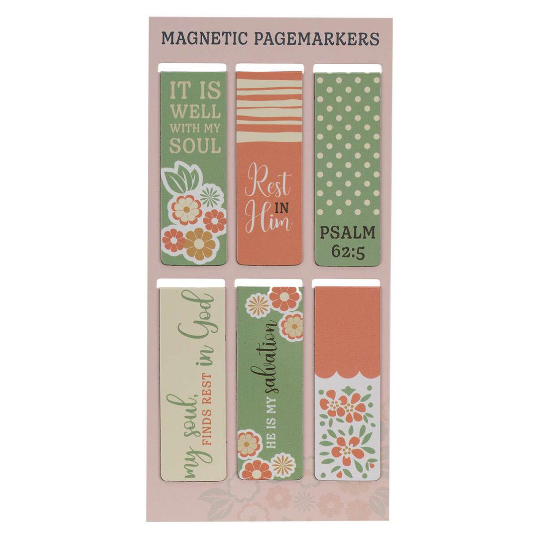 It Is Well With My Soul Magnetic Bookmark Set - Premium Books and Devotionals from Christian Art Gifts - Just $4.95! Shop now at Pat's Monograms