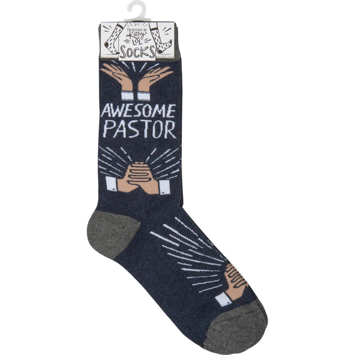 Awesome Pastor Socks - Premium Socks from Primitives by Kathy - Just $10.95! Shop now at Pat's Monograms