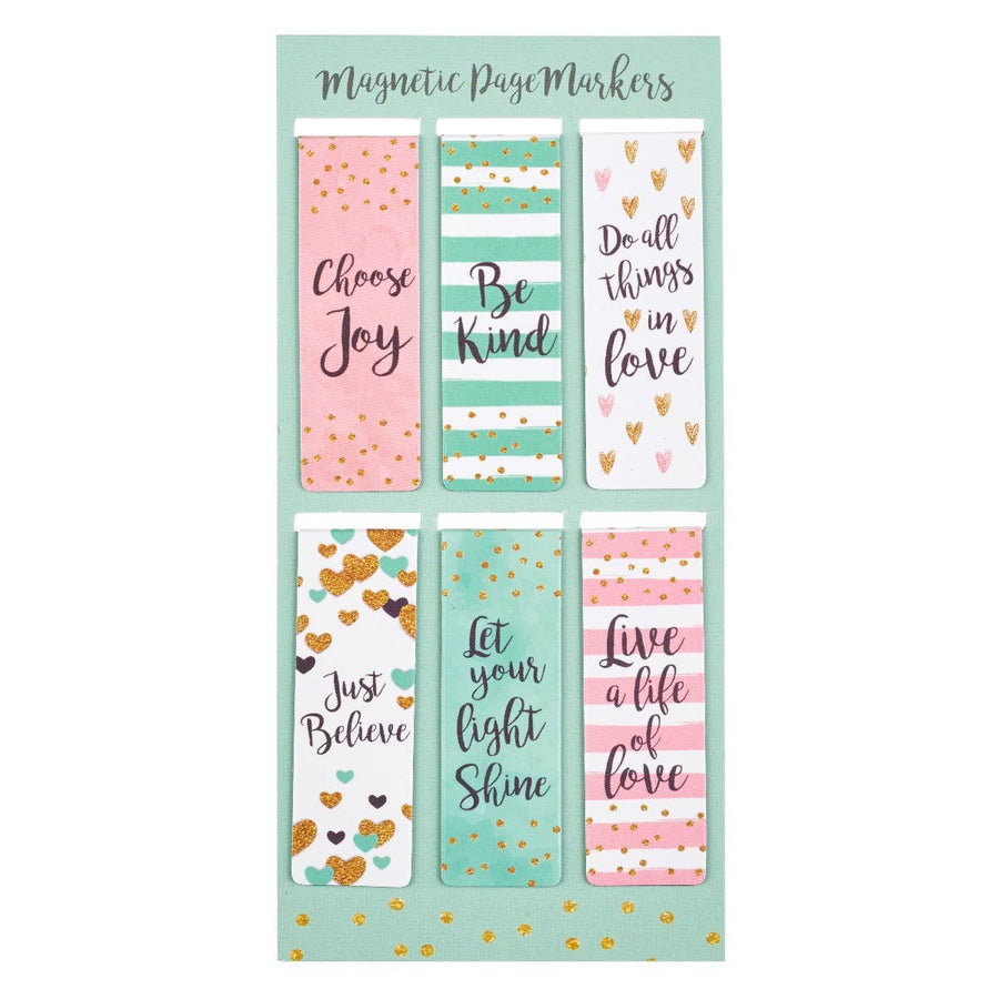 Sparkle Magnetic Bookmark Set - Premium Books and Devotionals from Christian Art Gifts - Just $4.95! Shop now at Pat's Monograms