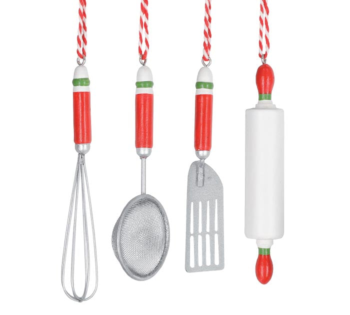 Kitchen Utensil Ornaments - Premium Ornament from Burton and Burton - Just $4.95! Shop now at Pat's Monograms