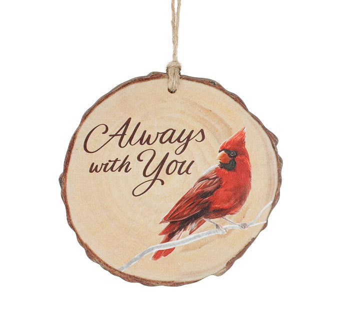 Always With You Cardinal Ornament - Premium Ornament from Burton and Burton - Just $8.95! Shop now at Pat's Monograms