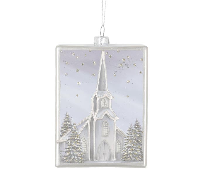 Glass Church Ornaments - Premium Ornament from Burton and Burton - Just $14.95! Shop now at Pat's Monograms