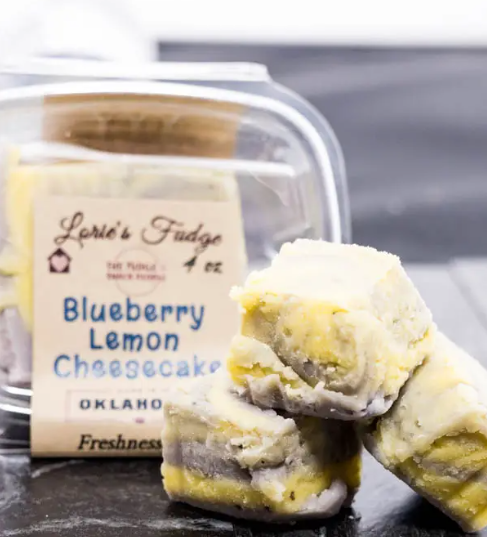 Blueberry Lemon Cheesecake Fudge - Premium gourmet Foods from The Fudge & Snack People - Just $7.95! Shop now at Pat's Monograms