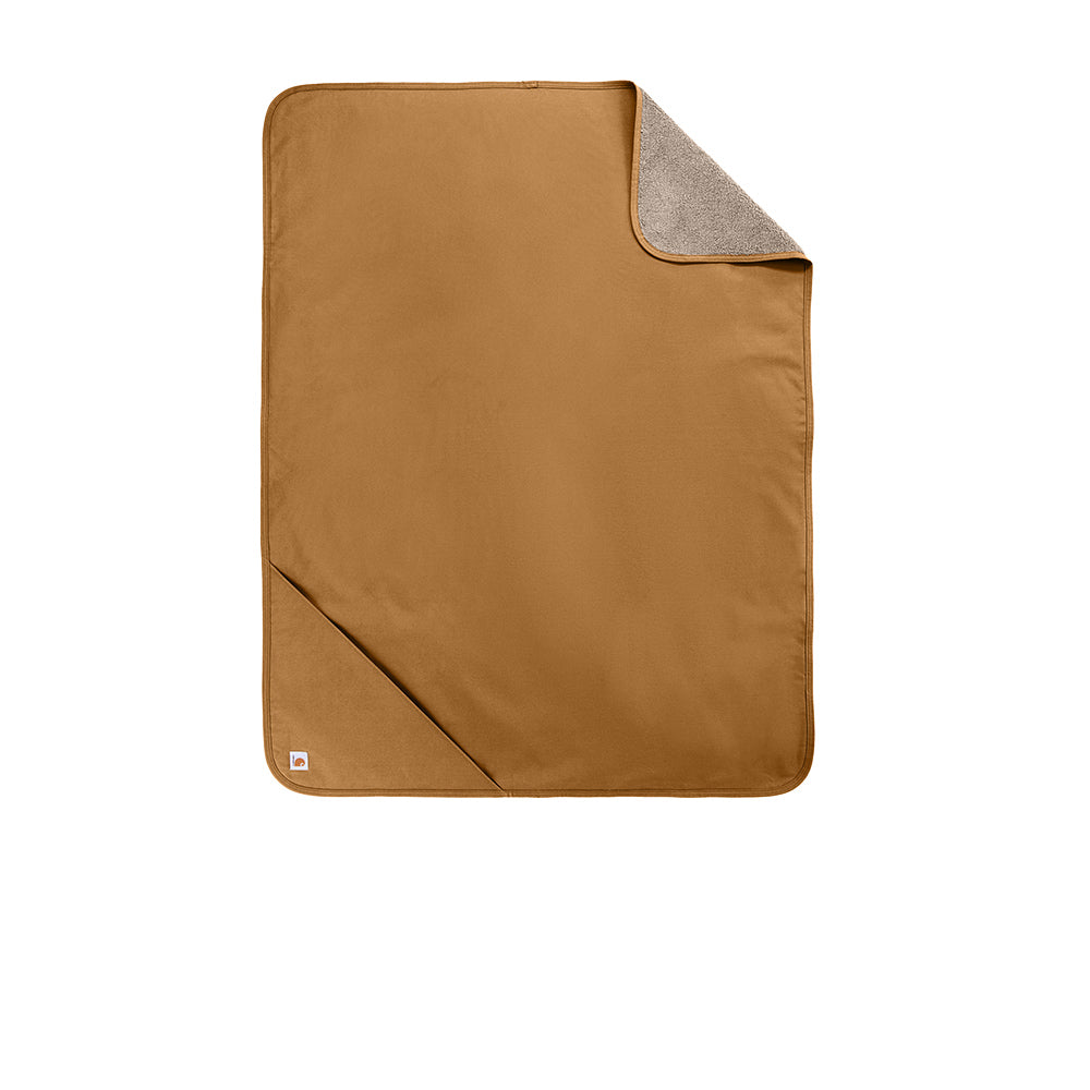 Carhartt® Firm Duck Sherpa-Lined Blanket - CTP0000502 - Premium blanket from Carhartt - Just $124.95! Shop now at Pat's Monograms