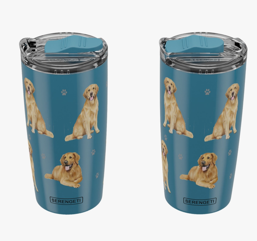 Golden Retriever SERENGETI Ultimate 3D Tumbler - Stainless Steel - Premium Tumblers from E&S Pets - Just $27.95! Shop now at Pat's Monograms