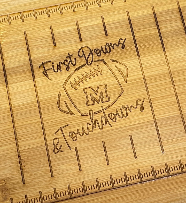 Laser Engraved Game Day Serving Board Board 17.5 x 13.5 - Premium Housewares from Pat's Monograms - Just $45.95! Shop now at Pat's Monograms