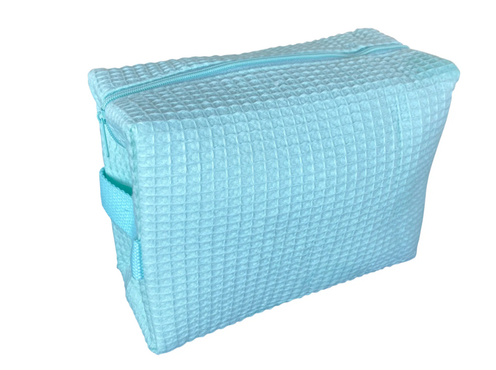 Waffle Weave Cosmetic Bag - Premium Cosmetic Bag from Pendergrass - Just $12! Shop now at Pat's Monograms