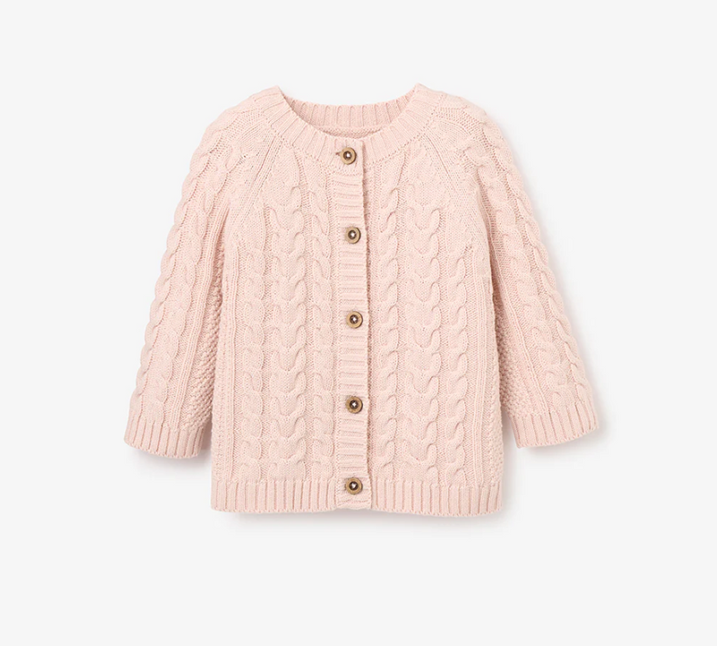 Horseshoe Cable Knit Sweater - Premium Infant Wear from Elegant Baby - Just $46! Shop now at Pat&