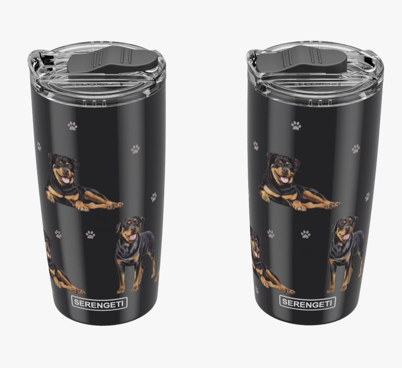 Rottweiler SERENGETI Ultimate 3D Tumbler - Stainless Steel - Premium Tumblers from E&S Pets - Just $27.95! Shop now at Pat's Monograms
