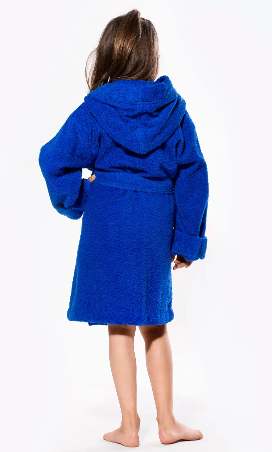 Hooded Terry Kids Bathrobe - Premium Youth Apparel from Robemart - Just $32.00! Shop now at Pat's Monograms