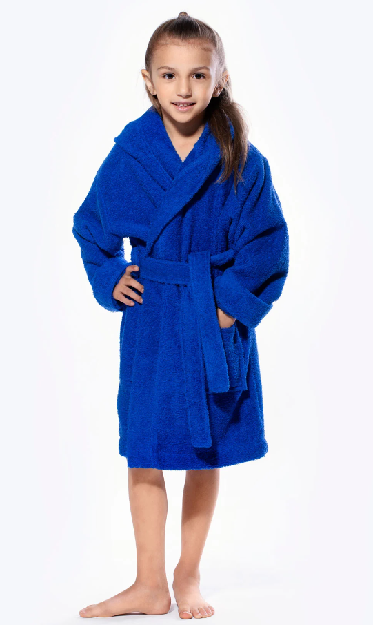 Hooded Terry Kids Bathrobe - Premium Youth Apparel from Robemart - Just $32.00! Shop now at Pat's Monograms