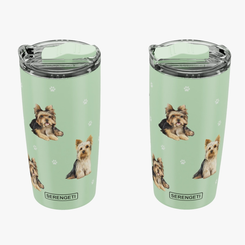 Yorkie SERENGETI Ultimate 3D Tumbler - Stainless Steel - Premium Tumblers from E&S Pets - Just $27.95! Shop now at Pat's Monograms