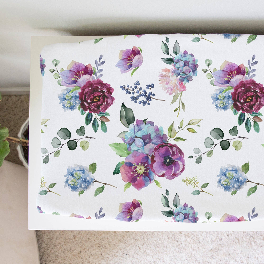 Changing Pad Cover - Blue Floral - Premium Baby Accessories from Honey Lemonade - Just $25.95! Shop now at Pat's Monograms