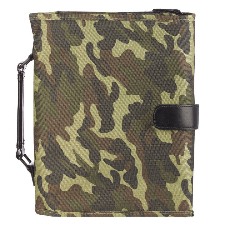 Camouflage Tri-Fold Organizer Bible Cover - Premium Books and Devotionals from Christian Art Gifts - Just $34.99! Shop now at Pat's Monograms