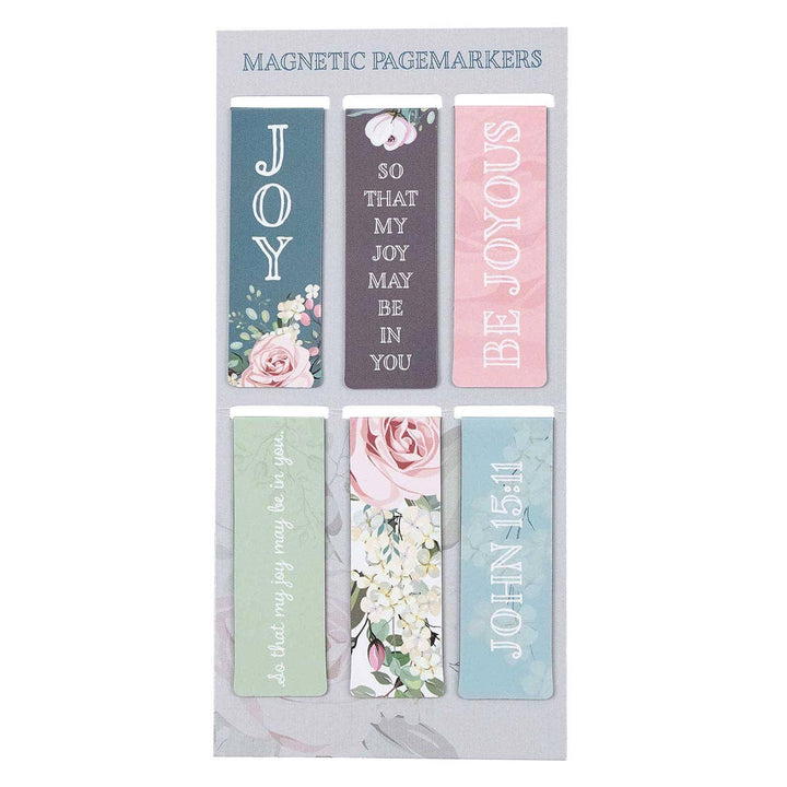That My Joy May Be In You Magnetic Bookmark Set - John 15:11 - Premium Books and Devotionals from Christian Art Gifts - Just $4.95! Shop now at Pat's Monograms
