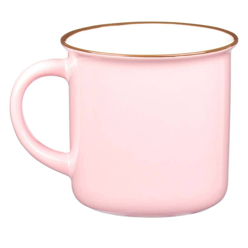 Be Still and Know Pink Camp-style Coffee Mug - Psalm 46:10 - Premium  from Christian Art Gifts - Just $12.95! Shop now at Pat's Monograms