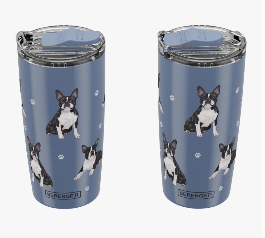 Boston Terrier SERENGETI Ultimate 3D Tumbler - Stainless Steel - Premium Tumblers from E&S Pets - Just $27.95! Shop now at Pat's Monograms