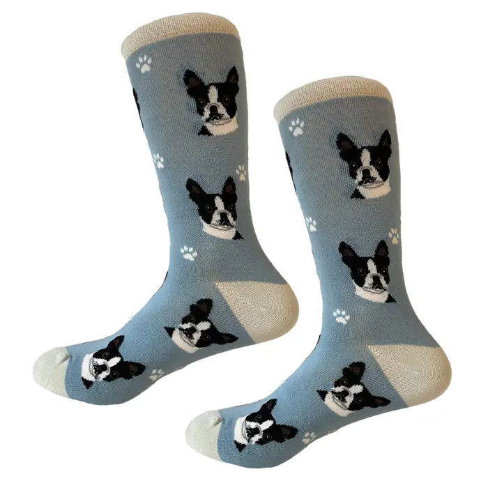 Boston Terrier Socks - Premium Socks from Sock Daddy - Just $9.95! Shop now at Pat's Monograms