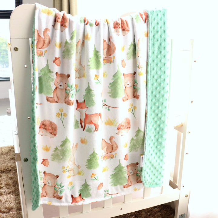 Baby & Toddler Minky Blanket - Forest Friends - Premium  from Honey Lemonade - Just $36! Shop now at Pat's Monograms