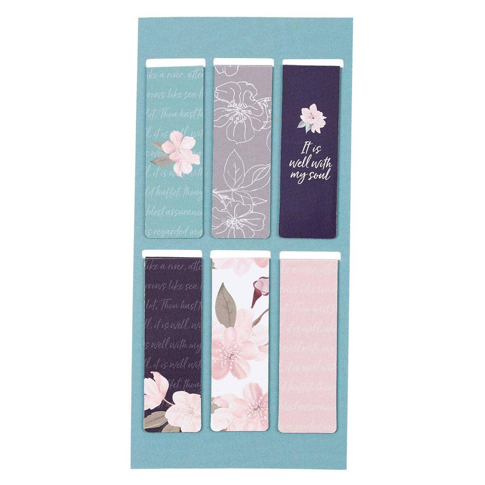 It Is Well Magnetic Bookmark Set - Premium Books and Devotionals from Christian Art Gifts - Just $4.95! Shop now at Pat's Monograms