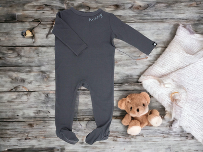 Footie with Bum Flap - Premium Baby & Toddler Outfits from Sweet Bamboo - Just $37.0! Shop now at Pat's Monograms