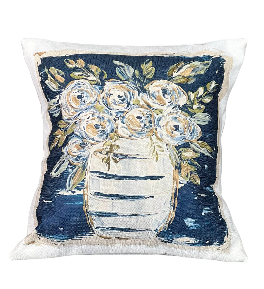 Farmhouse Floral Pillow - Premium decor from Southern Cotton Mill - Just $36.95! Shop now at Pat's Monograms
