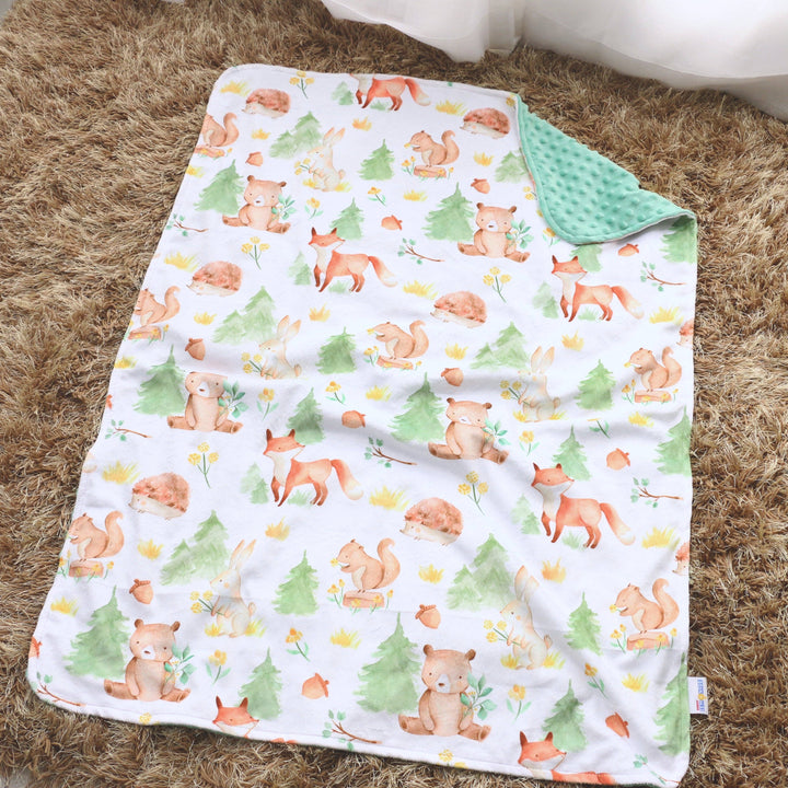 Baby & Toddler Minky Blanket - Forest Friends - Premium Baby Accessories from Honey Lemonade - Just $36.95! Shop now at Pat's Monograms
