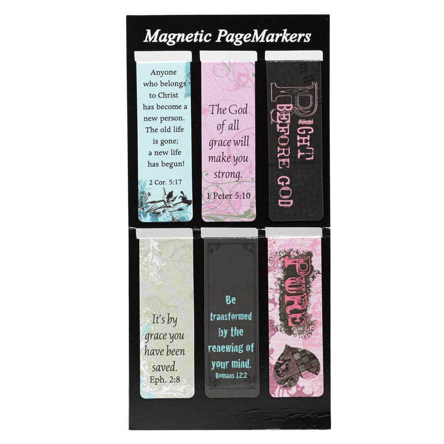 Grace Magnetic Bookmark Set - Premium  from Christian Art Gifts - Just $4.95! Shop now at Pat's Monograms
