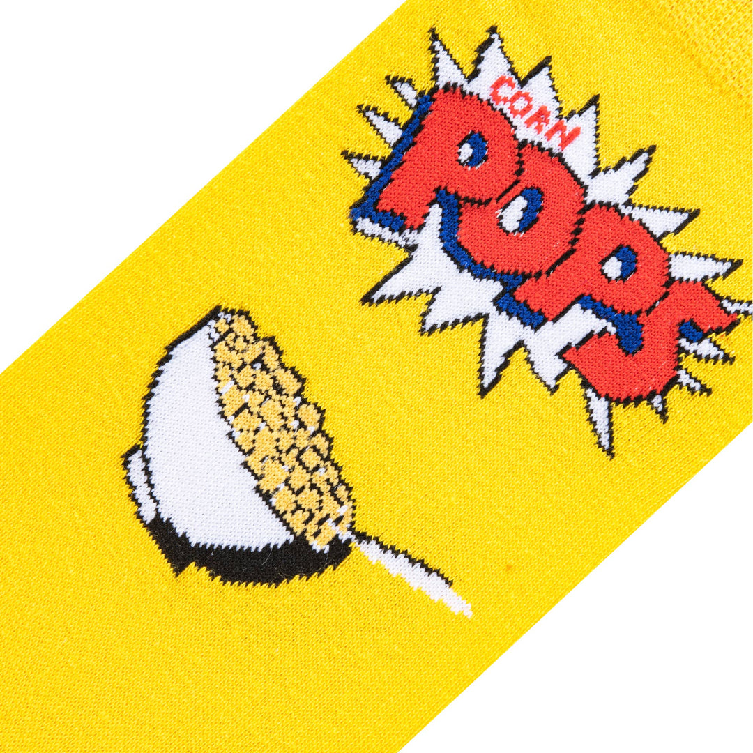 Corn Pops Cereal Bowls - Mens Crew Folded - Premium Socks from Cool Socks - Just $11.95! Shop now at Pat's Monograms