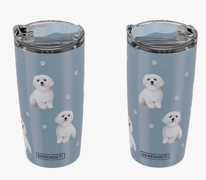 Maltese SERENGETI Ultimate 3D Tumbler - Stainless Steel - Premium Tumblers from E&S Pets - Just $27.95! Shop now at Pat's Monograms