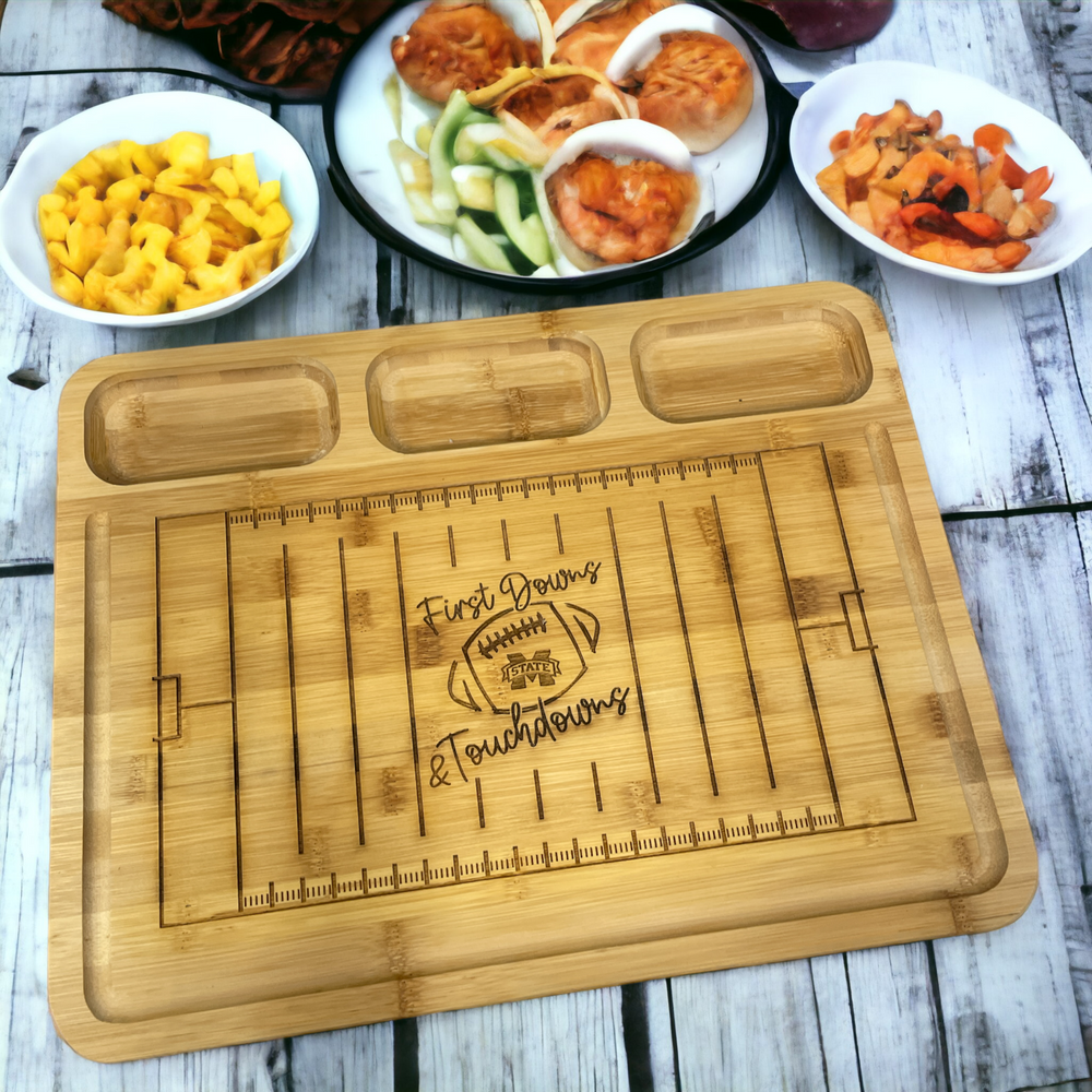 Laser Engraved Game Day Serving Board Board 17.5 x 13.5 - Premium Housewares from Pat's Monograms - Just $45.95! Shop now at Pat's Monograms
