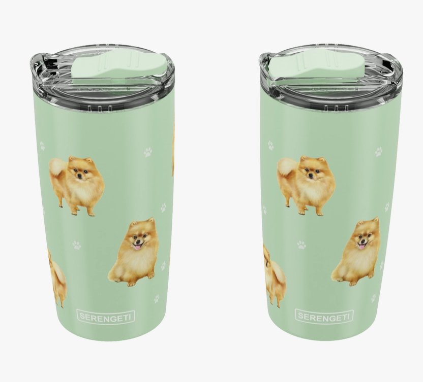 Pomeranian SERENGETI Ultimate 3D Tumbler - Stainless Steel - Premium Tumblers from E&S Pets - Just $27.95! Shop now at Pat's Monograms