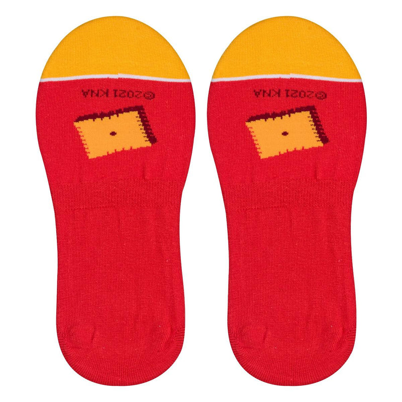Cheez-It - Womens No Show Socks - Premium Socks from Cool Socks - Just $6.00! Shop now at Pat&