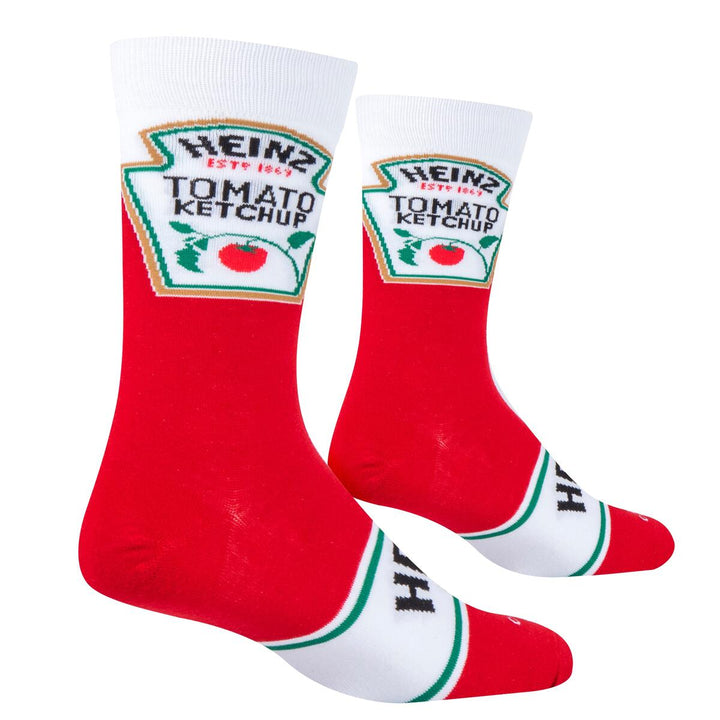 Heinz Ketchup Socks - Premium Socks from Cool Socks - Just $11.95! Shop now at Pat's Monograms